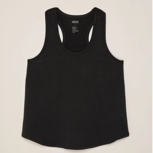 Girlfriend Collective Black heavy relaxed workout tank, Super Soft NWT!